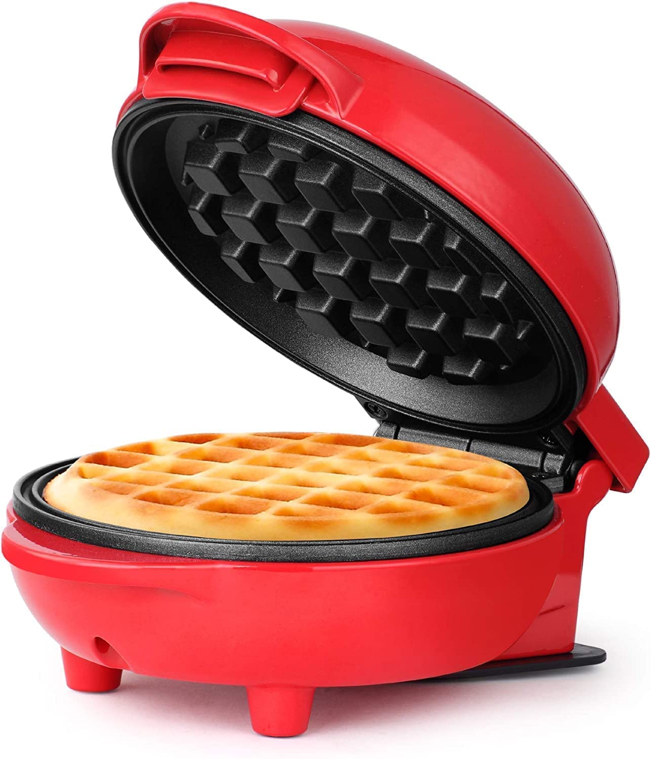 Mini Waffle Maker 4 Inch- 350 Watts: Stainless Steel Non-Stick Electric Iron Machine for Individual Belgian Waffles, Pan Cakes, Paninis or Other Snacks Mini Waffle Maker 4 Inch- 350 Watts: Stainless Steel Non-Stick Electric Iron Machine for Individual Belgian Waffles, Pan Cakes, Paninis or Other Snacks